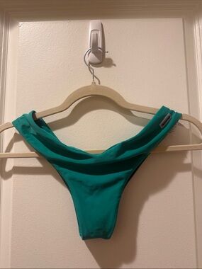 Hardly Worn Blackbough Teal Bikini Bottom - High Cut